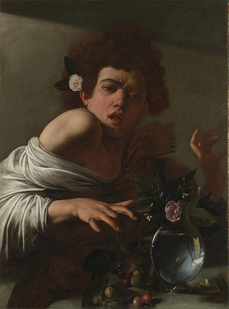 Jongen gebeten door een hagedis - Caravaggio