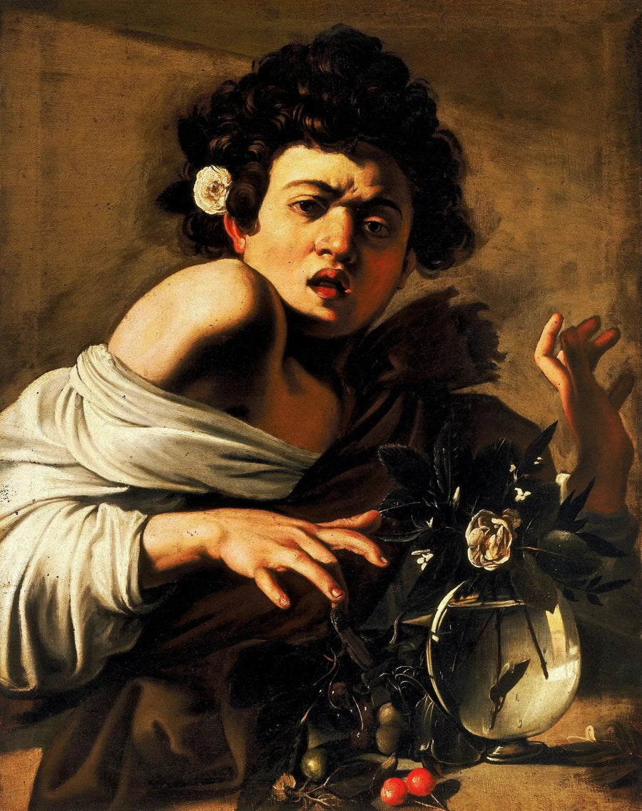 Jongen gebeten door een hagedis - Caravaggio