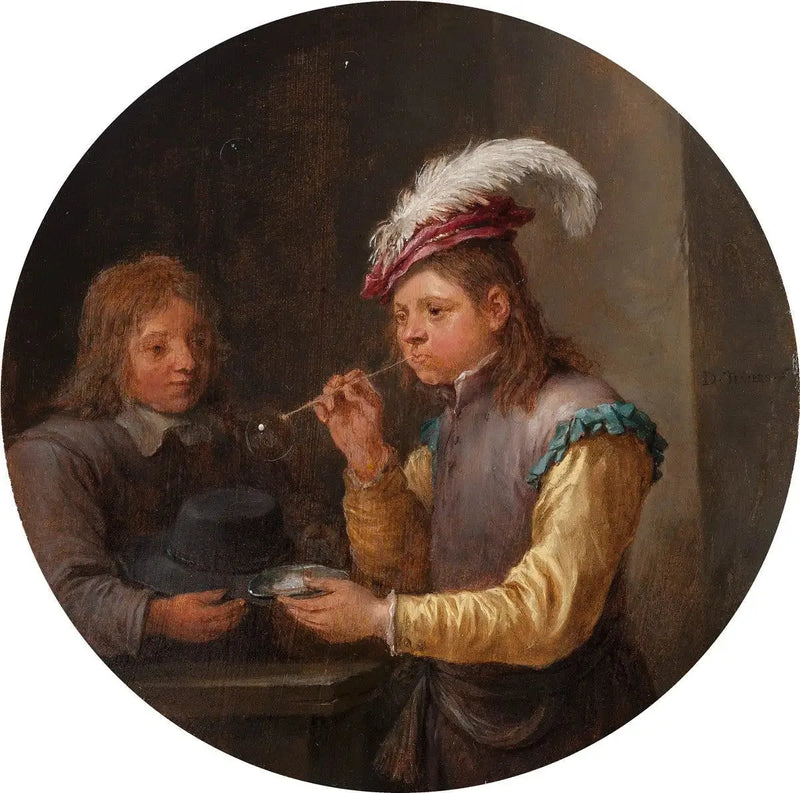 Jongen die bellen blaast - David Teniers de Jonge

Source:
Garçon soufflant des bulles - David Teniers le Jeune