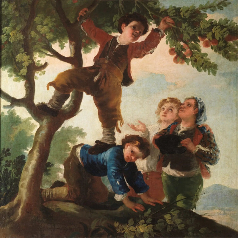 Jongens die fruit plukken - Francisco de Goya