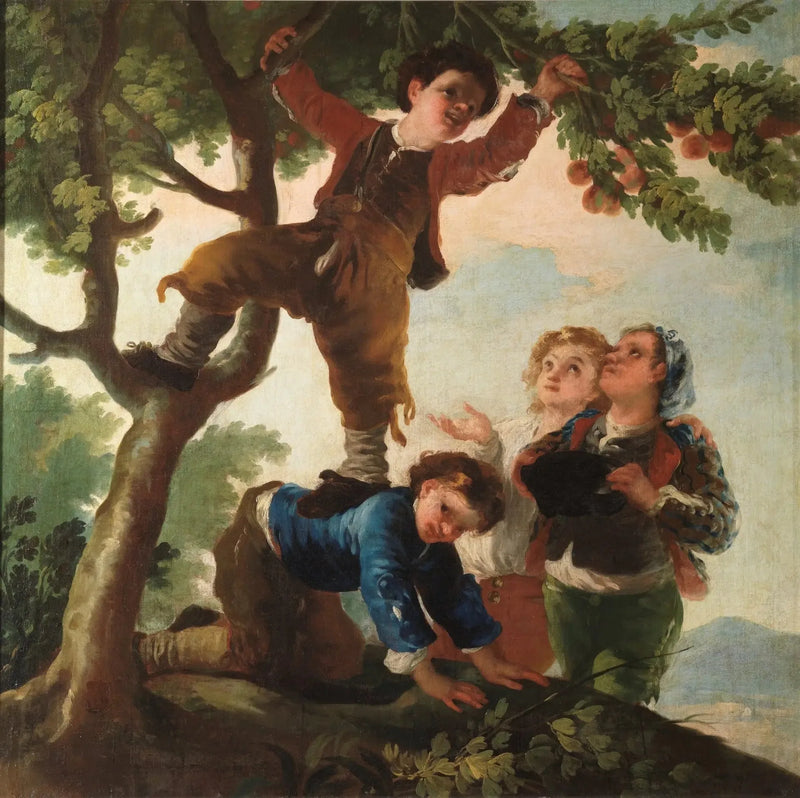 Jongens die fruit plukken - Francisco de Goya