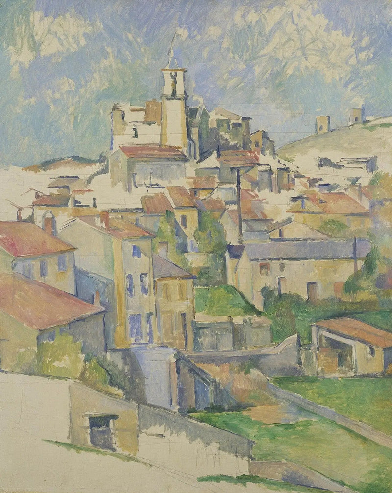 Gardanne (verticale weergave) - Paul Cézanne