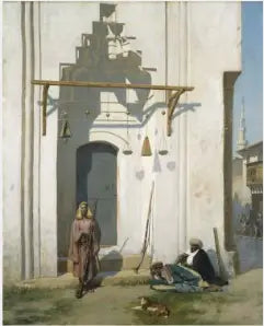 Bewakers bij de deur van een graf - Jean-Léon Gérôme