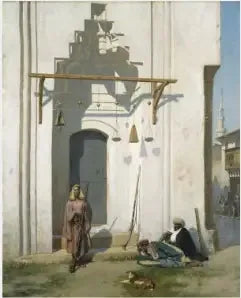 Bewakers bij de deur van een graf - Jean-Léon Gérôme
