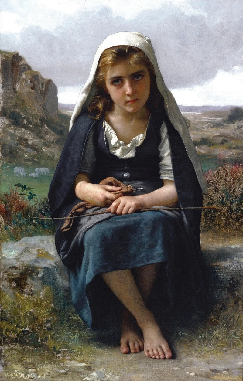Schapenhoedster - Bouguereau