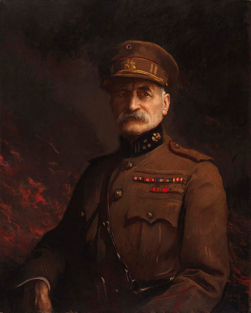 Generaal Georges Leman, commandant van de versterkte stad Luik - Edmund Charles Tarbell