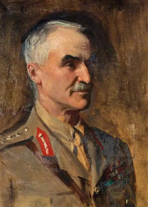 Generaal Henry Sinclair, baron Horne, 1861-1929. Soldaat (Studie voor een portret in Generale officieren van de Eerste Wereldoorlog) - John Singer Sargent