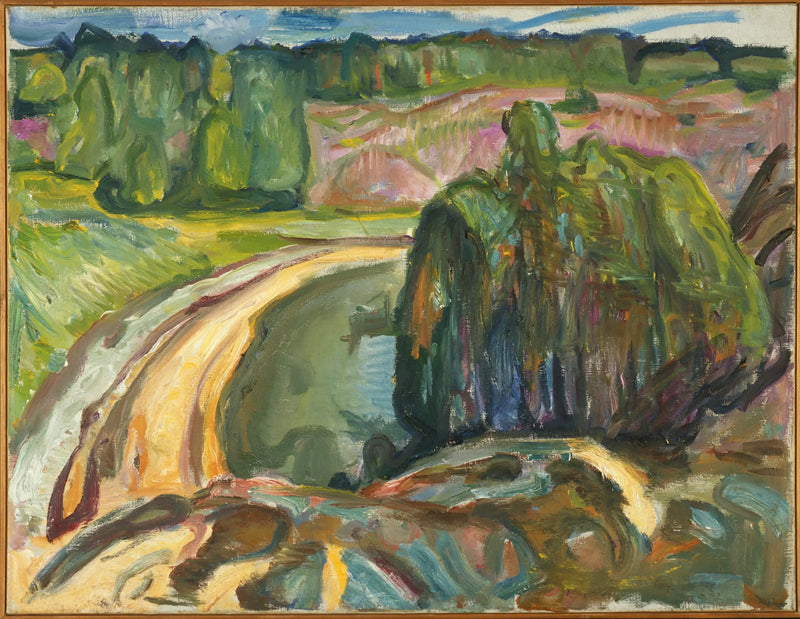 Jeneverbes aan de kust - Edvard Munch