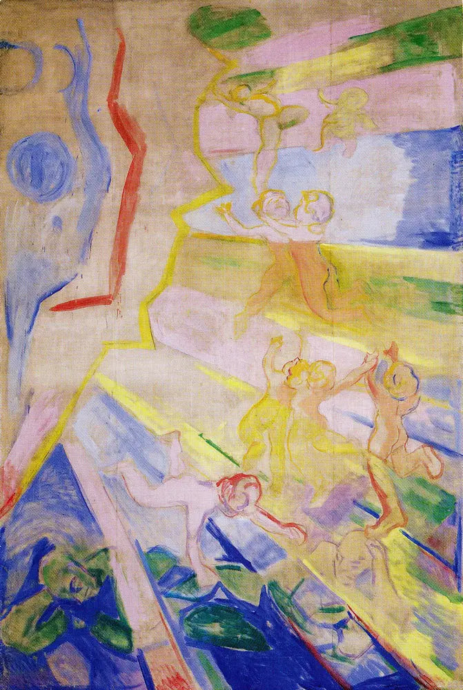 Genieën in het licht - Edvard Munch