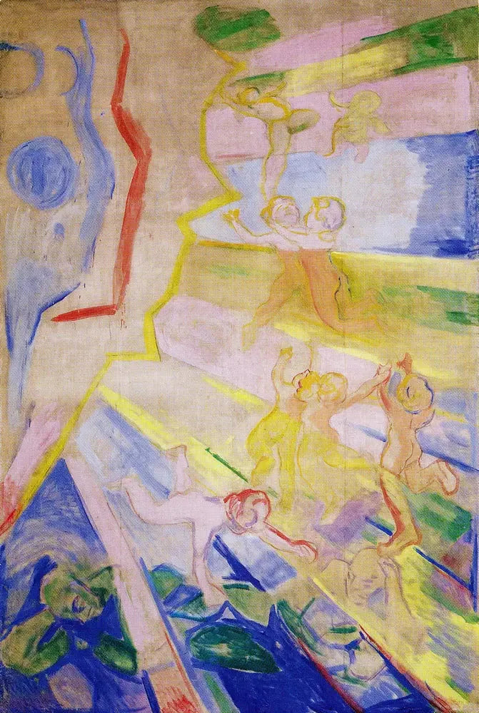 Genieën in het licht - Edvard Munch