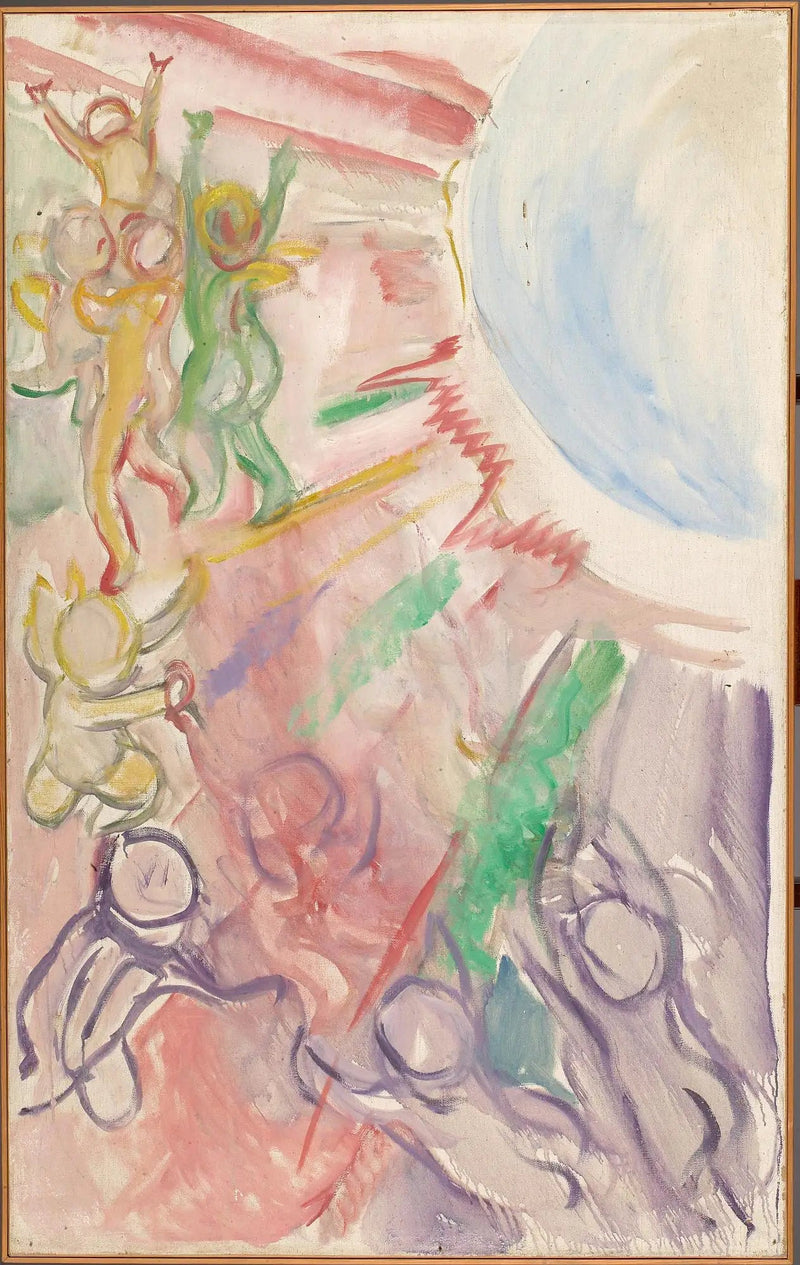 Genieën in de zonnestralen - Edvard Munch