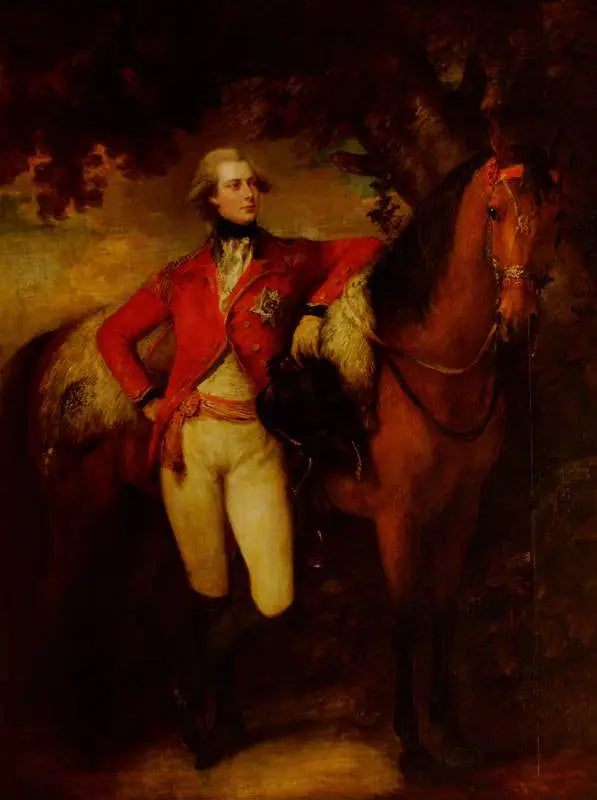 George (1762–1830), hertog van Cornwall, toekomstige George IV - Thomas Gainsborough

Source:
George (1762–1830), prince de Galles, futur George IV - Thomas Gainsborough