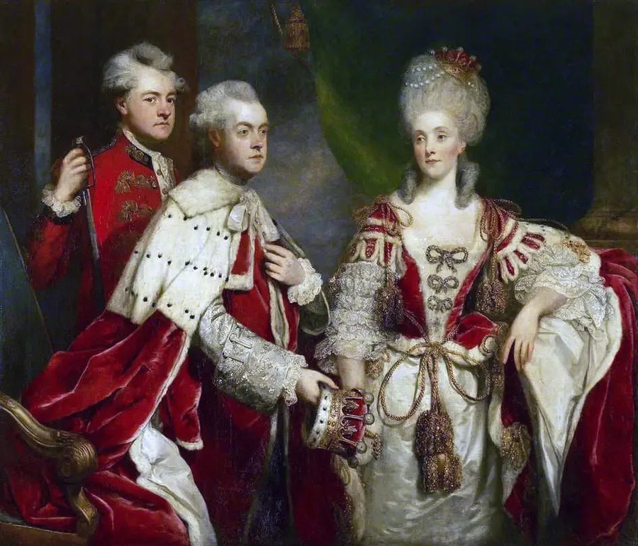 George, 2e graaf van Harcourt, zijn vrouw Elizabeth en zijn broer William - Joshua Reynolds

Source:
George, 2e comte Harcourt, sa femme Elizabeth et son frère William - Joshua Reynolds