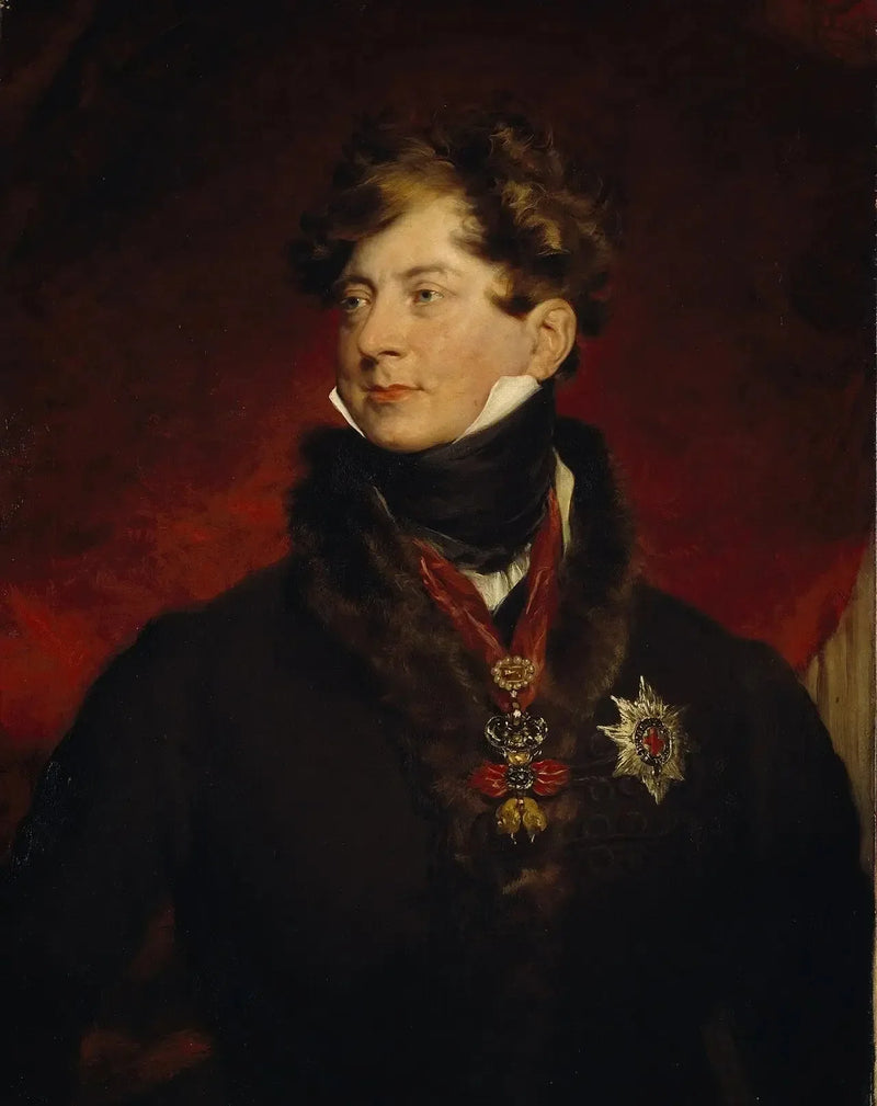 George IV, 1762 - 1830. Was regent van 1811 tot 1820, en koning van 1820 tot 1830. - Thomas Lawrence