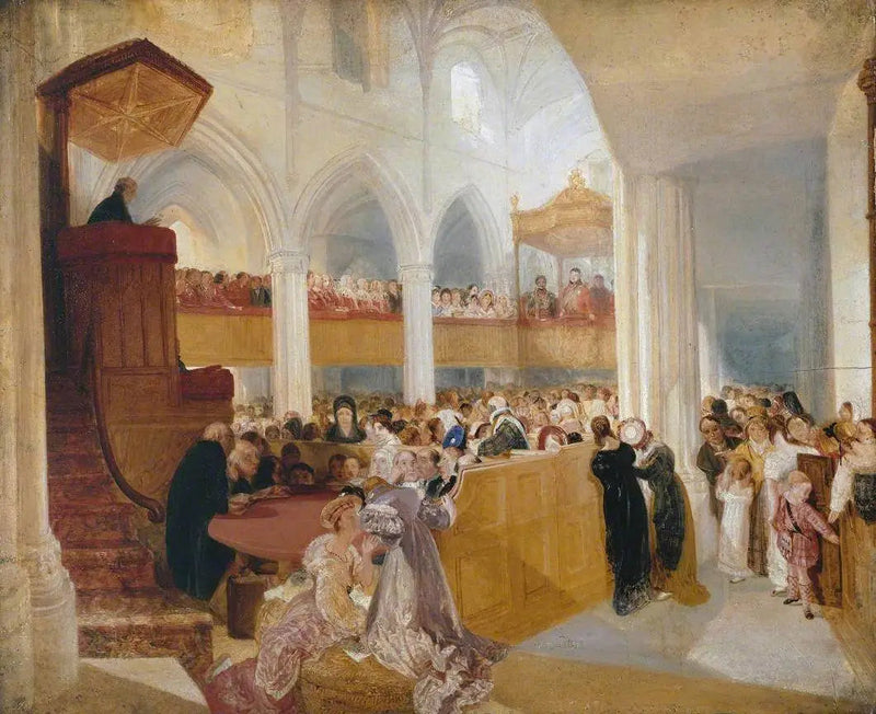 George IV in St Giles's, Edinburgh - J. M. W. Turner