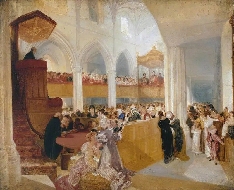 George IV in St Giles's, Edinburgh - J. M. W. Turner