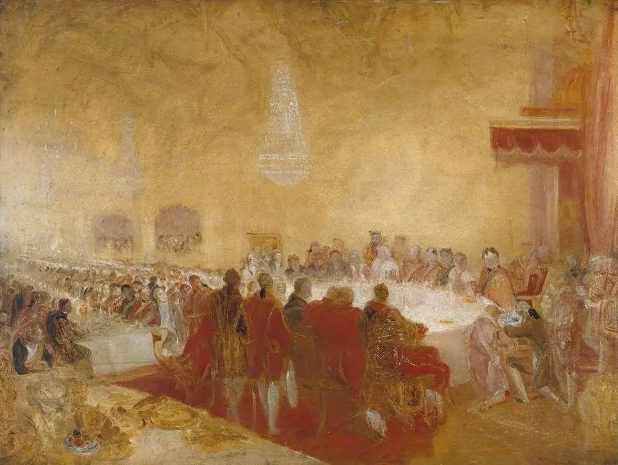 George IV tijdens het Provosts Banket in het Parlementshuis, Edinburgh - J. M. W. Turner