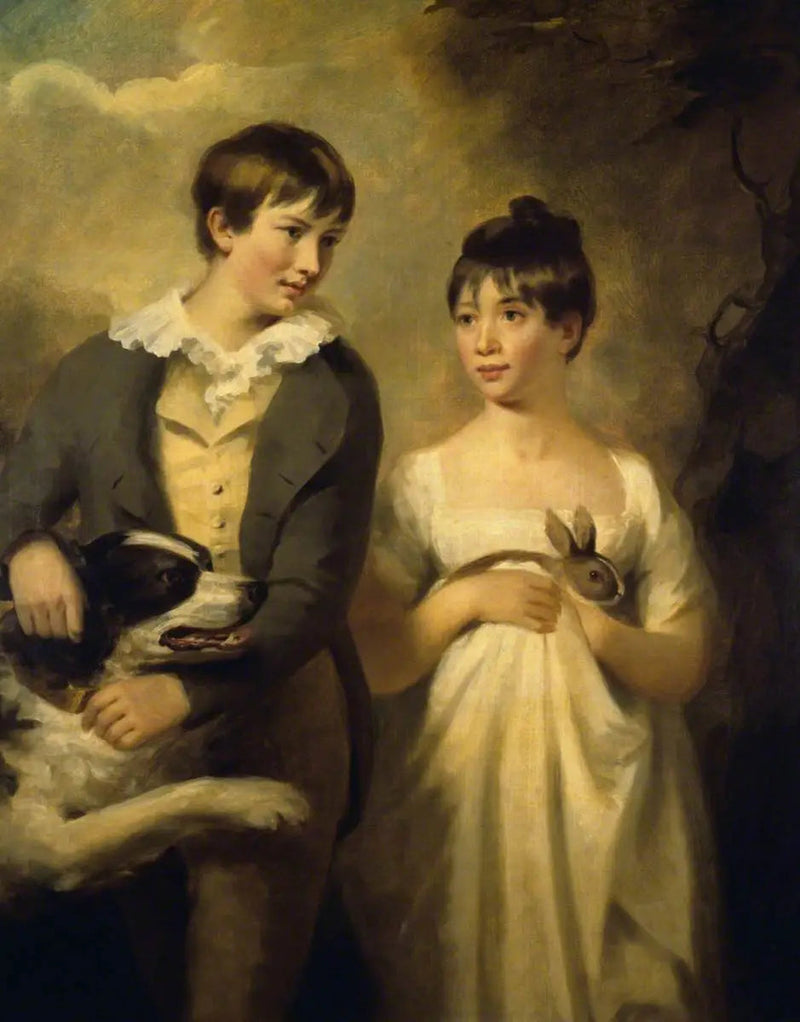 George Stewart (overleden in 1809) en zijn zus Maria Stewart (overleden in 1846) kinderen - Henry Raeburn