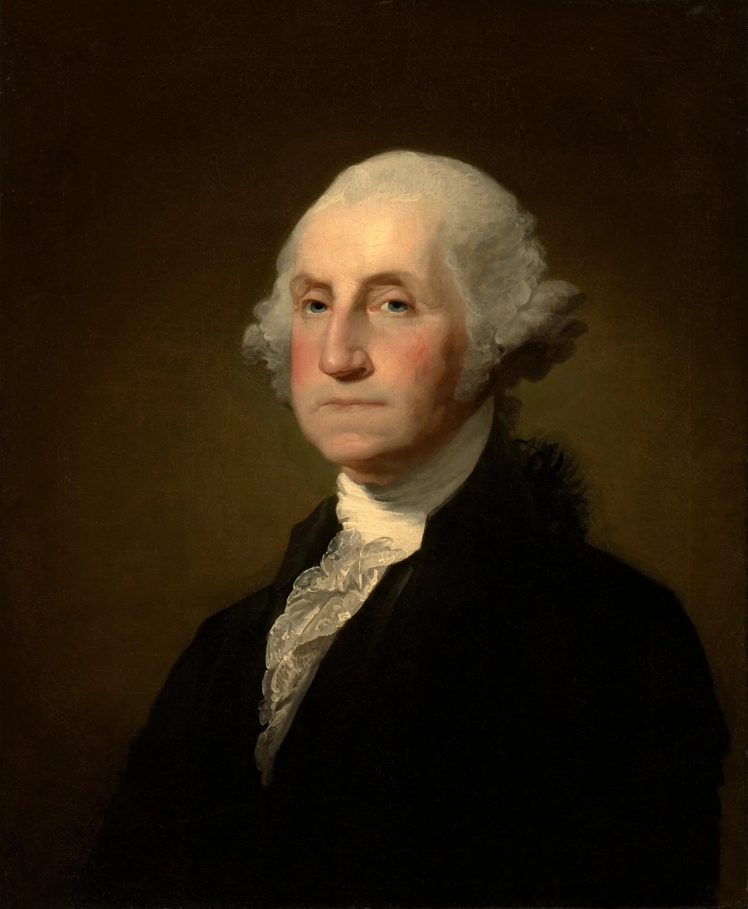 George Washington - Gilbert Stuart image 1 copie peinte à la main à l’huile