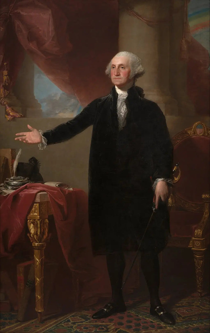 George Washington (Portret van Lansdowne) - Gilbert Stuart

Source:
George Washington (Portrait de Lansdowne) - Gilbert Stuart