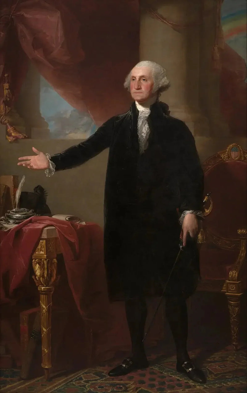 George Washington (Portret van Lansdowne) - Gilbert Stuart

Source:
George Washington (Portrait de Lansdowne) - Gilbert Stuart