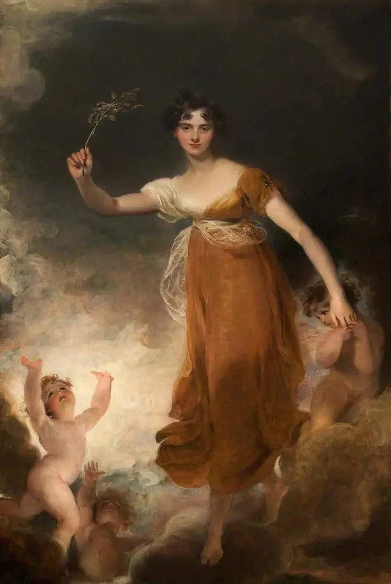 Georgiana Maria Leicester (1793-1859), Lady de Tabley, in de rol van « Hope » - Thomas Lawrence