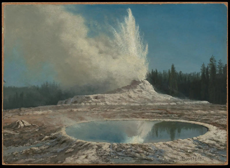 Geiser, Yellowstonepark - Albert Bierstadt

Source:
Geyser, parc de Yellowstone - Albert Bierstadt