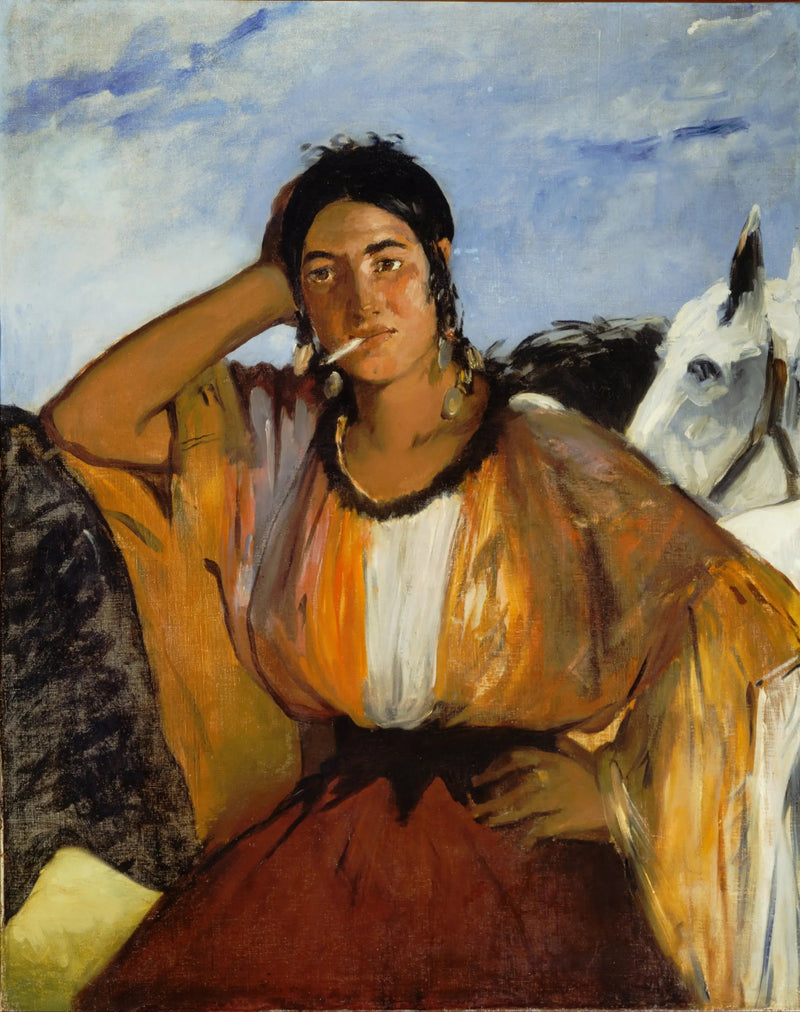 Gitane met een sigaret - Édouard Manet