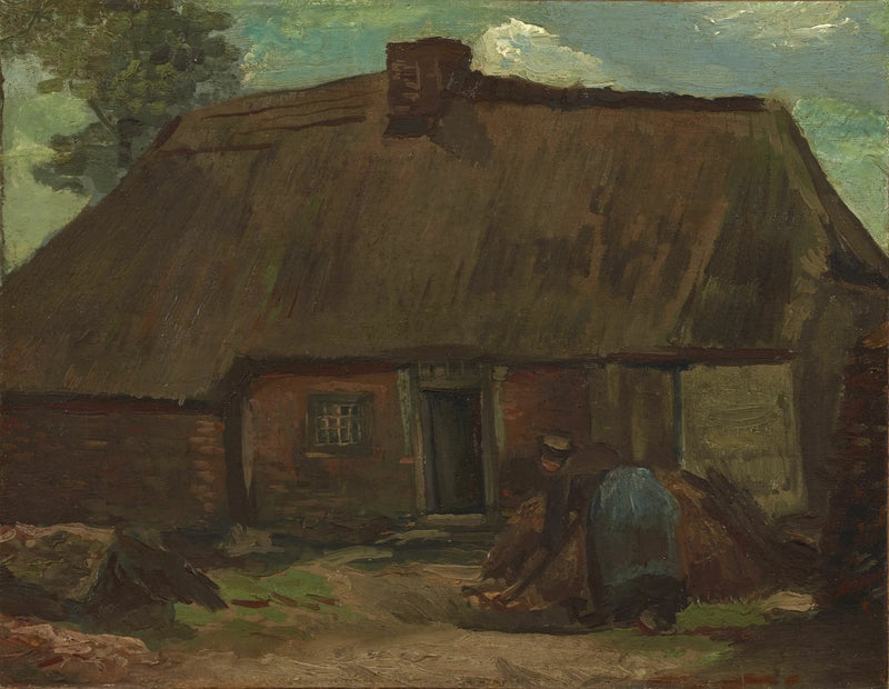 Gîte met Boerin graven - Vincent van Gogh