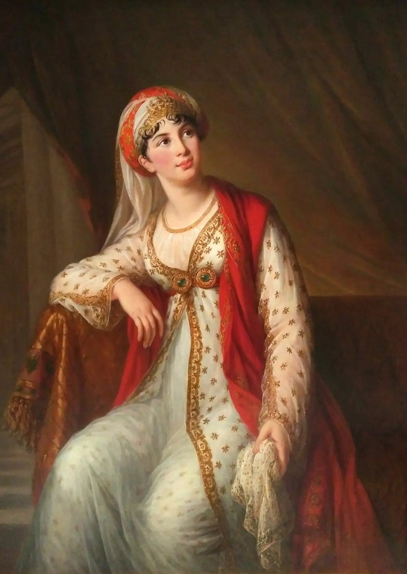 Giuseppina Grassini in de rol van Zaïre - Élisabeth Vigeé Le Brun

Source:
Giuseppina Grassini dans le rôle de Zaïre - Élisabeth Vigée Le Brun