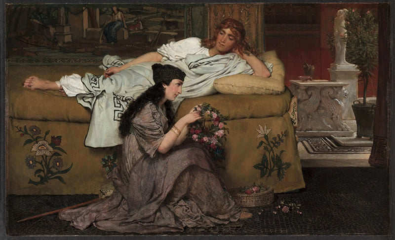 Glaucus en Nydia - Lawrence Alma-Tadema