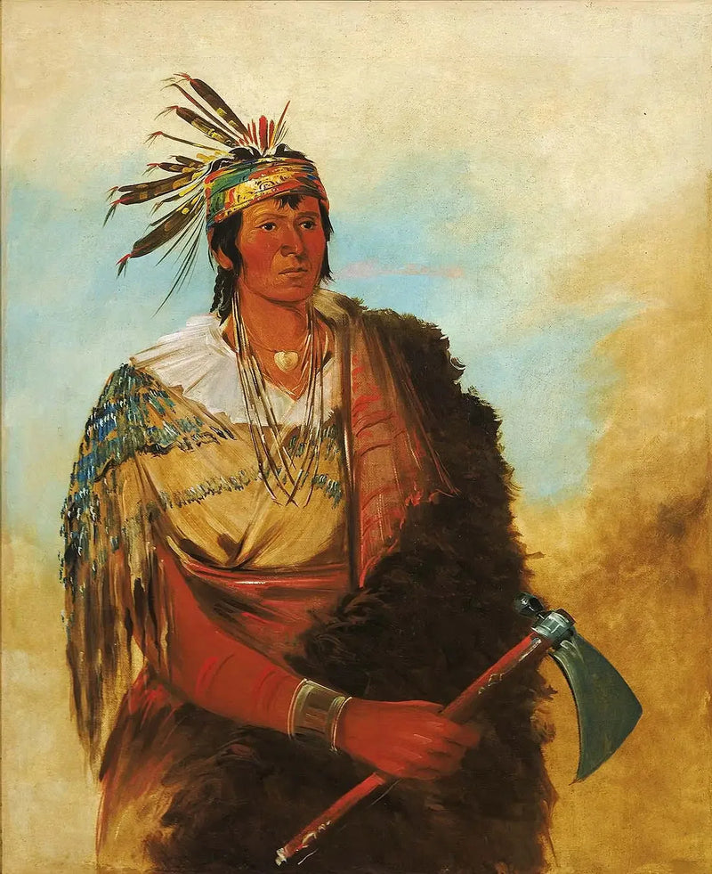 Go-to-ków-páh-ah, staat alleen, een dapper man van aanzien - George Catlin

Source:
Go-to-ków-páh-ah, se tient seul, un brave distingué - George Catlin