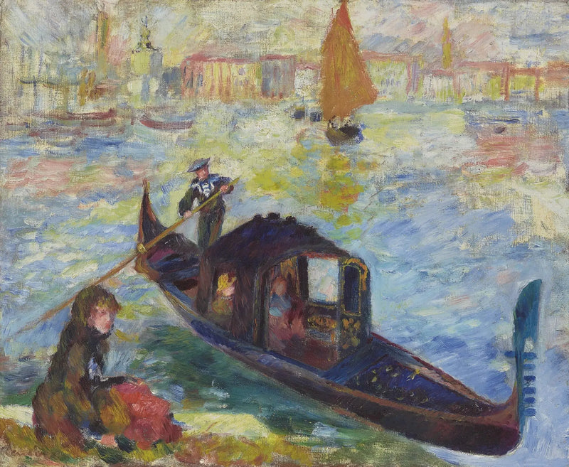 Gondel, Venetië - Pierre-Auguste Renoir