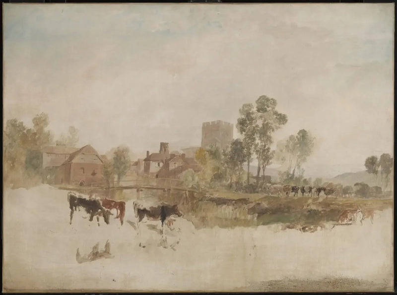 Goring Mill en Kerk - J. M. W. Turner