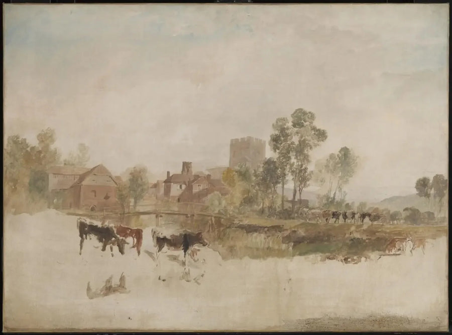 Goring Mill en Kerk - J. M. W. Turner