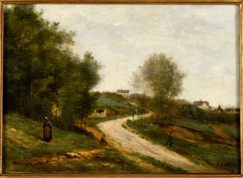 Gouvieux, nabij Chantilly - Jean-Baptiste Camille Corot
