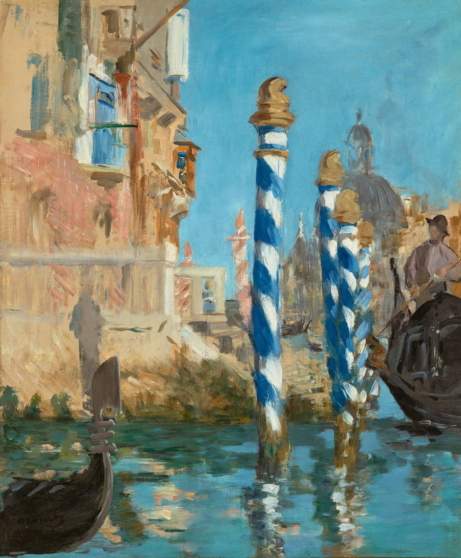 Groot Kanaal in Venetië - Édouard Manet