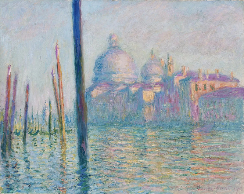 Het Canal Grande in Venetië W1738 - Claude Monet
