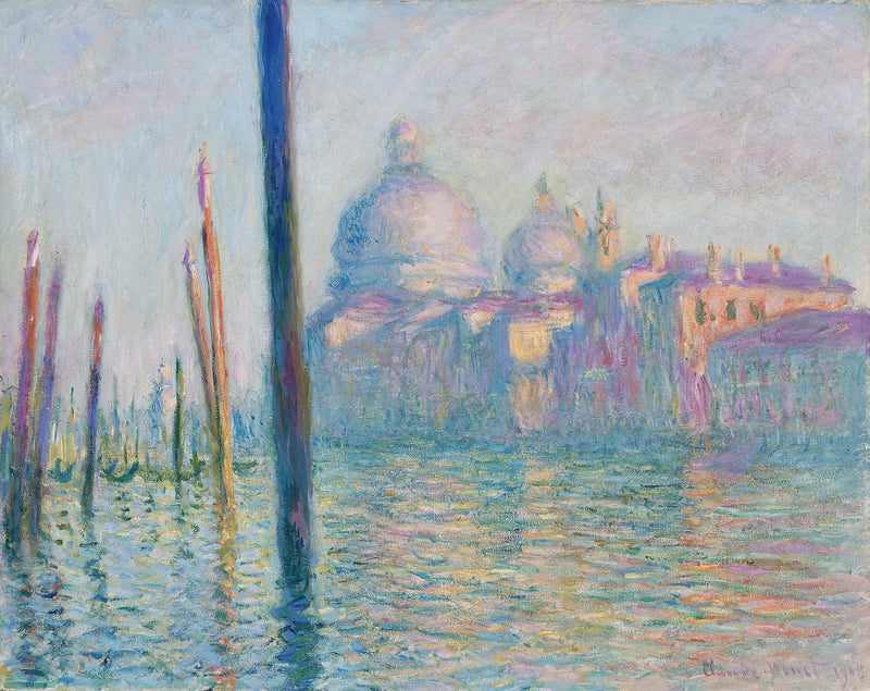 Het Canal Grande in Venetië W1738 - Claude Monet