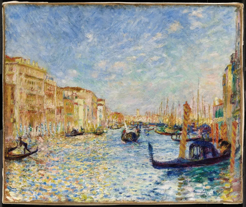 Groot Kanaal, Venetië - Pierre-Auguste Renoir