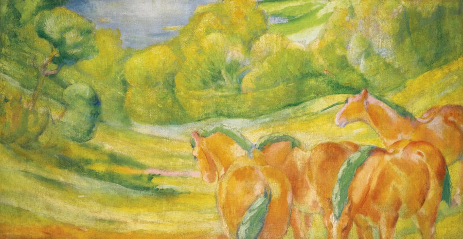 Groot Landschap I - Franz Marc