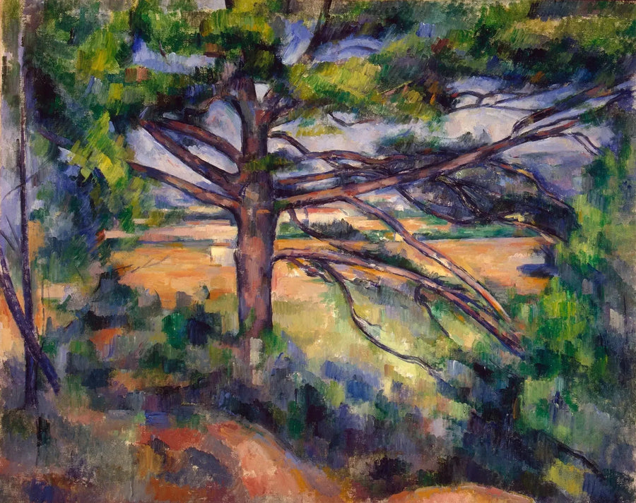 Grote den en rode aarde - Paul Cézanne