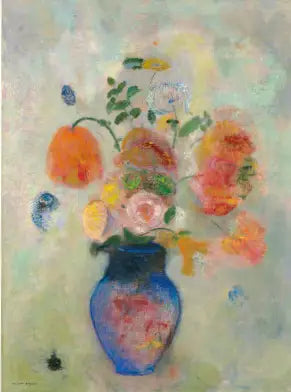 Grote vaas met bloemen - Odilon Redon