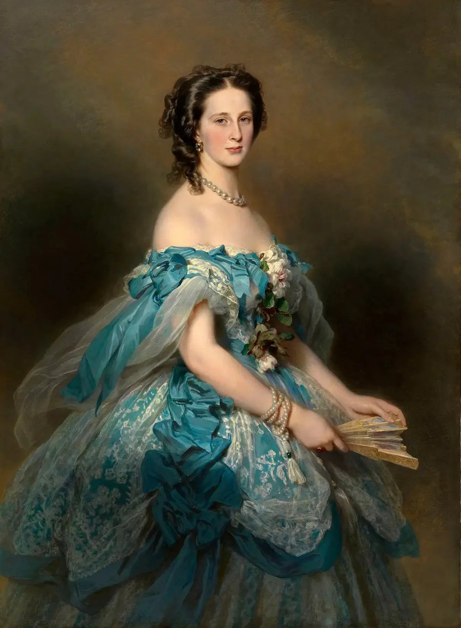 Groothertogin Alexandra Iosifovna van Rusland (1830-1911) - Franz Xaver Winterhalter

Source:
Grande-Duchesse Alexandra Iosifovna de Russie (1830-1911) - Franz Xaver Winterhalter