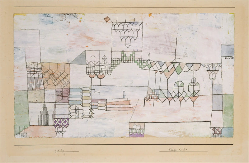 Grote Zaal van de Zangers - Paul Klee
