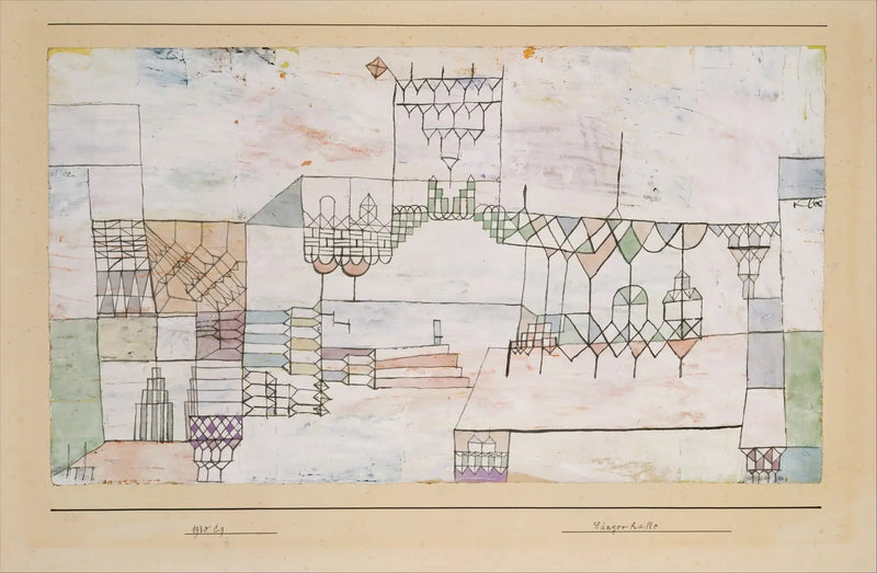 Grote Zaal van de Zangers - Paul Klee