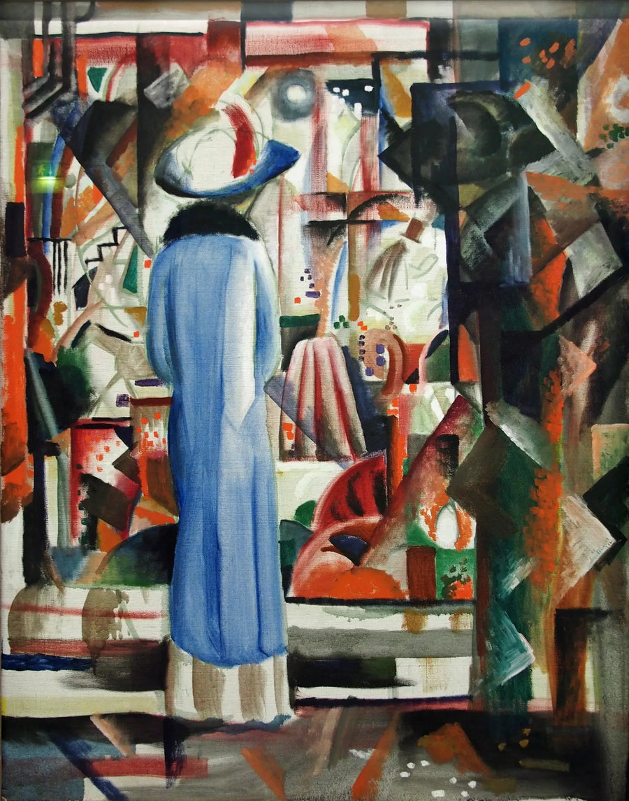Grote Glanzende Vitrine - August Macke