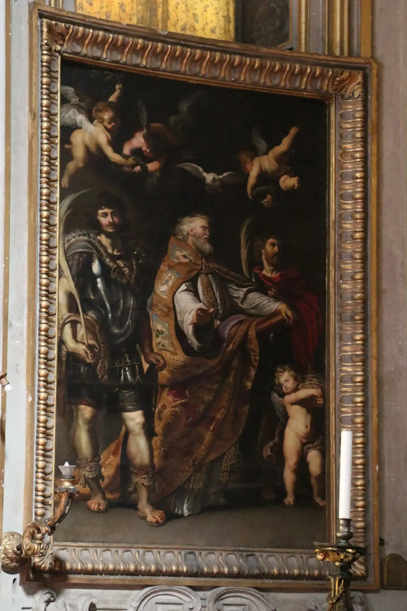 Gregorio met Mauro en Papia - Peter Paul Rubens