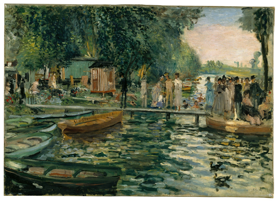 La Grenouillère de Pierre-Auguste Renoir, 1869 — Collection Oskar Reinhart