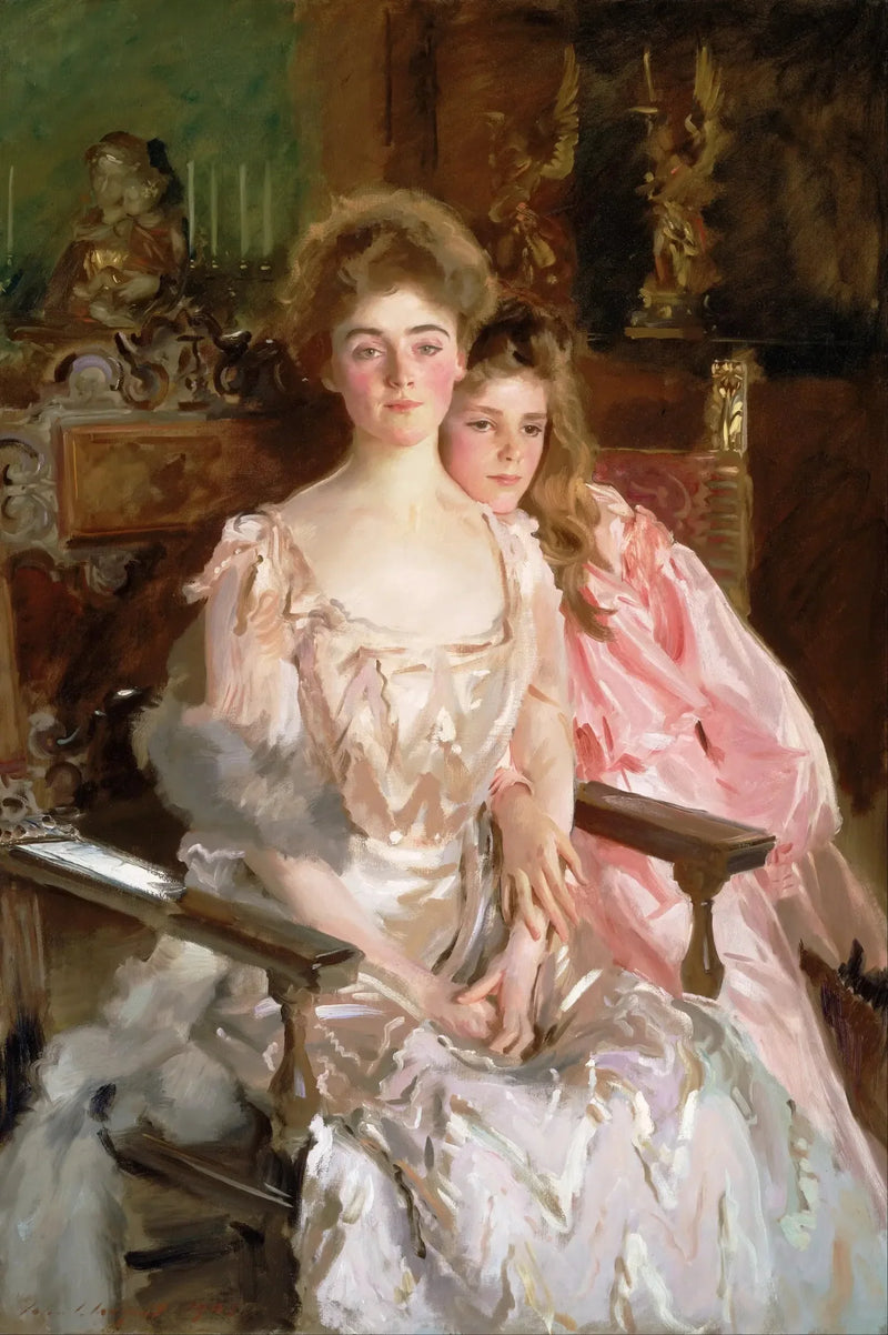 Gretchen Osgood Warren en haar dochter Rachel - John Singer Sargent